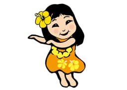 フラダンスキャラクター